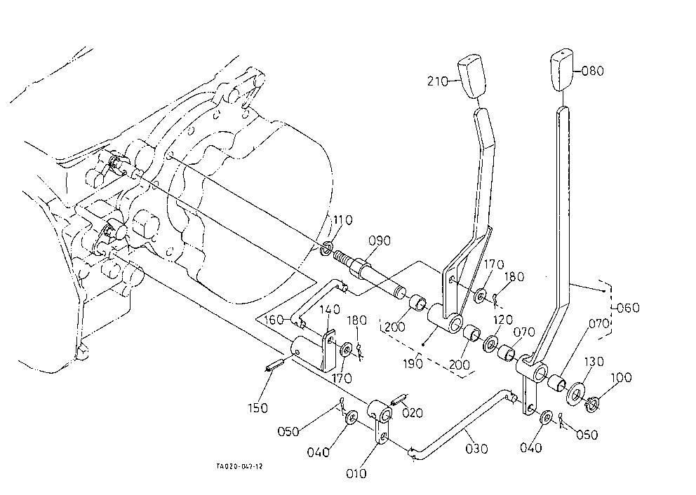 Range Gear Shift Lever/Creep Gear Shift Lever [Man