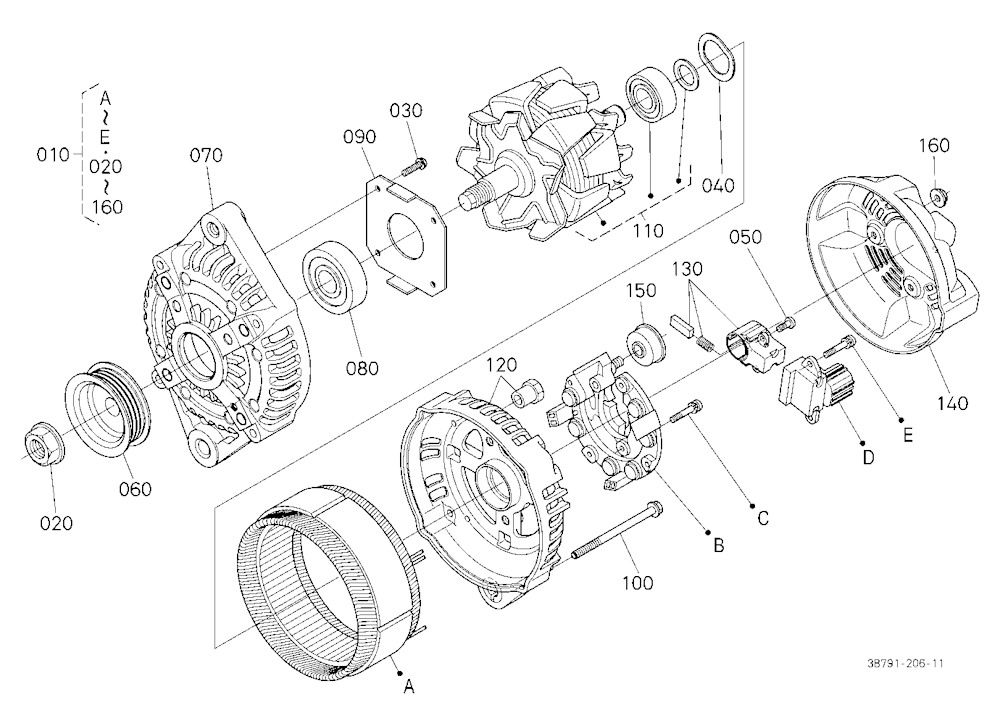 Alternator [Component Parts]