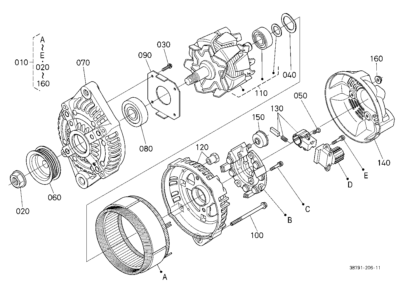 Alternator [Component Parts]