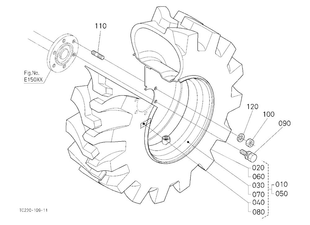 Rear Wheel (15-19.5)