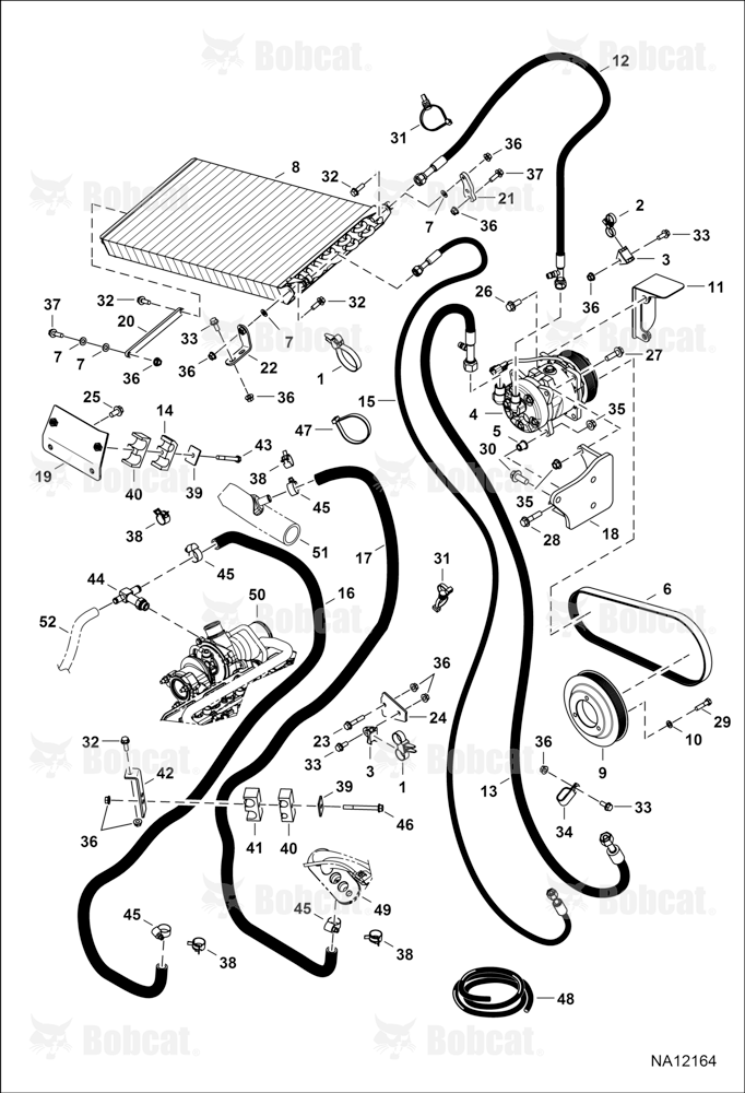 Engine & Attaching Parts (Heat & A/C Components)