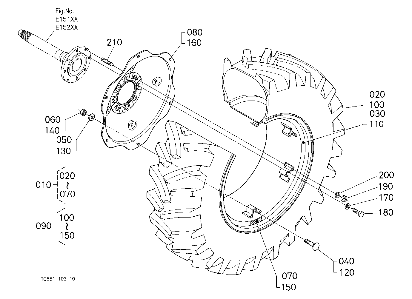 Rear Wheel (13.6-28)