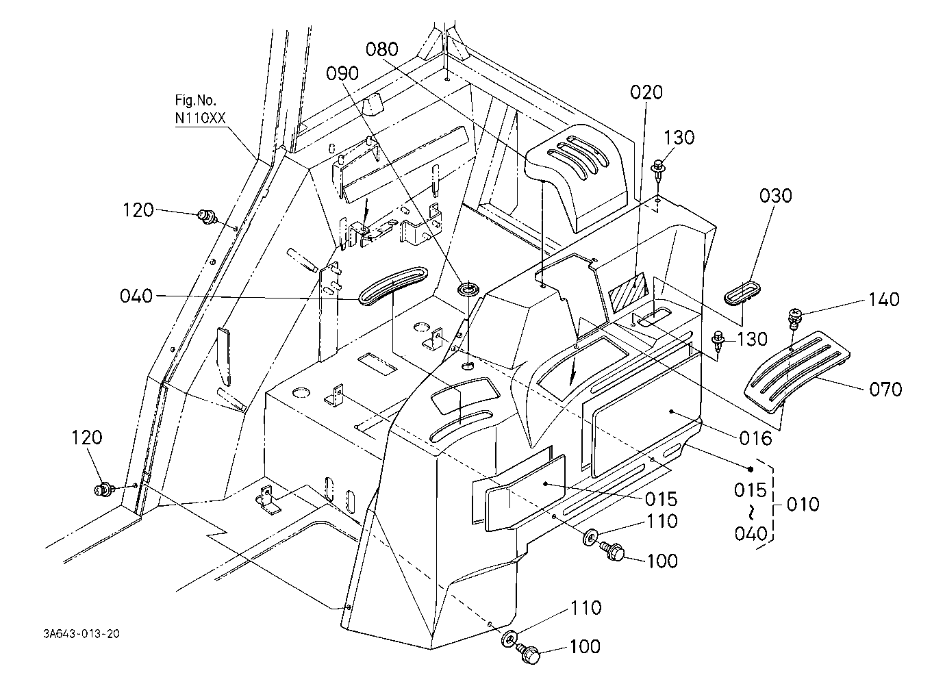 Fender Cover Rh [A] [Old Type]