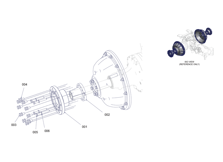 Hub Assembly - Dual (Large Inner-Small Outer) - Ra
