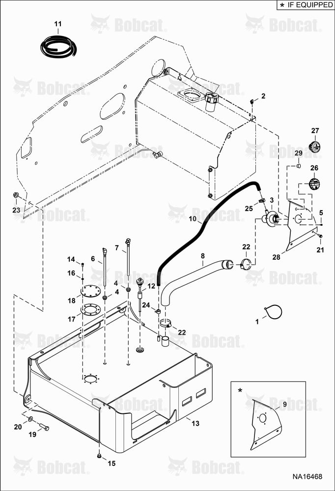 Fuel Tank (W/Top Cover Plate)