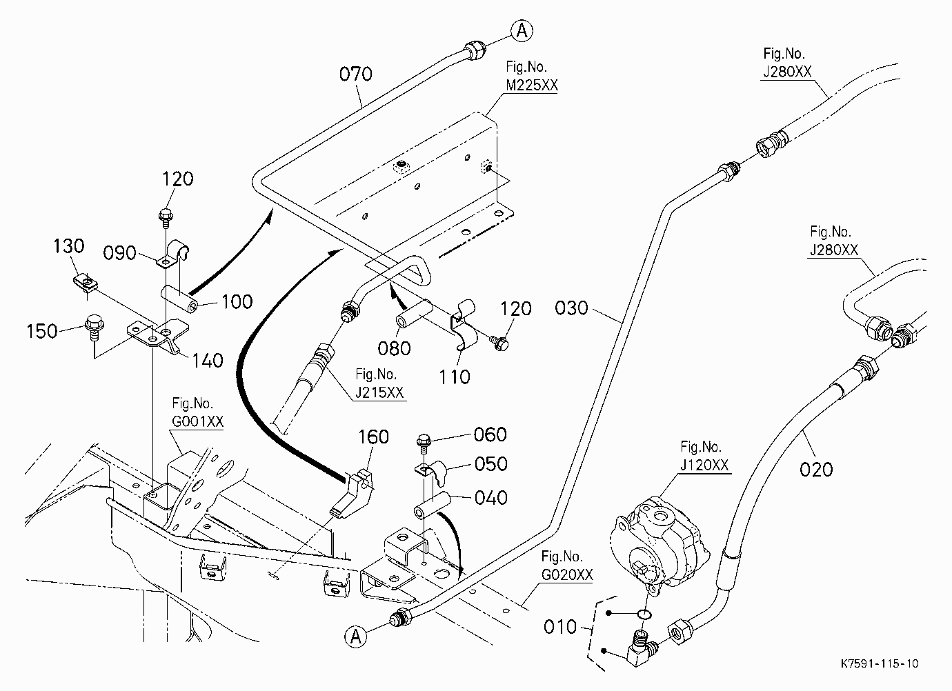 HYDRAULIC OIL LINE (PUMP)