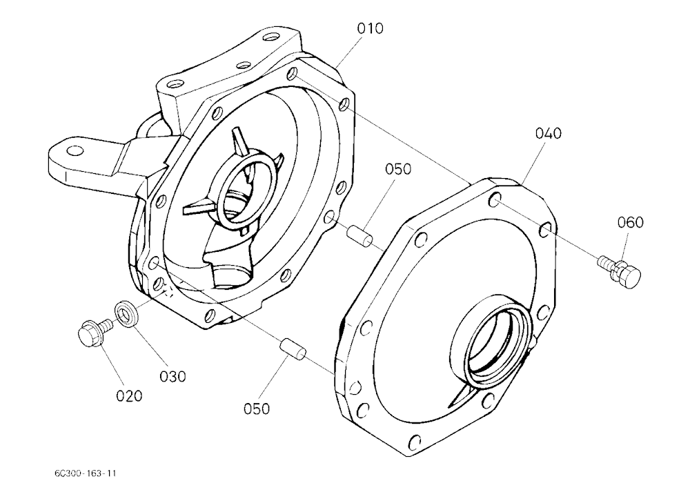 Front Axle Case Lh