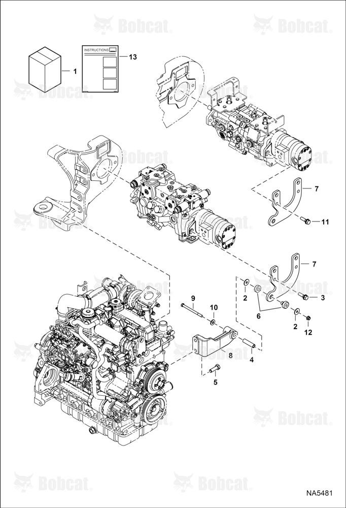Isolator Mount Kit (Cast Mount)