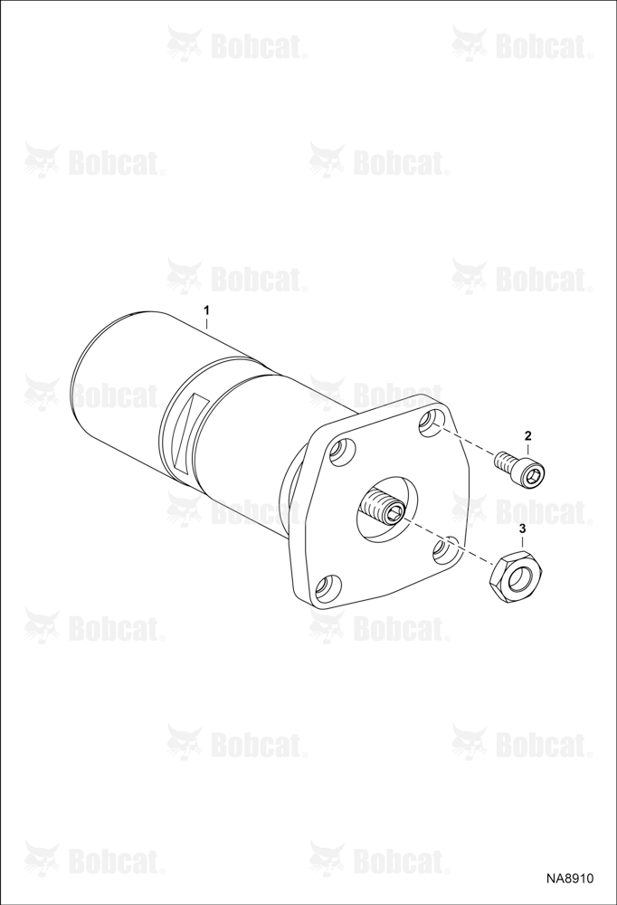 Hydrostatic Pump (Control) (LH) (Selectable Joystick Controls) (R902201316) AB6421426 & Above
