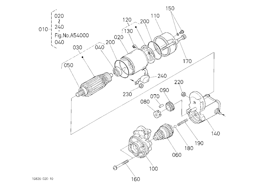 Starter [Component Parts](Not For Reman Unit)