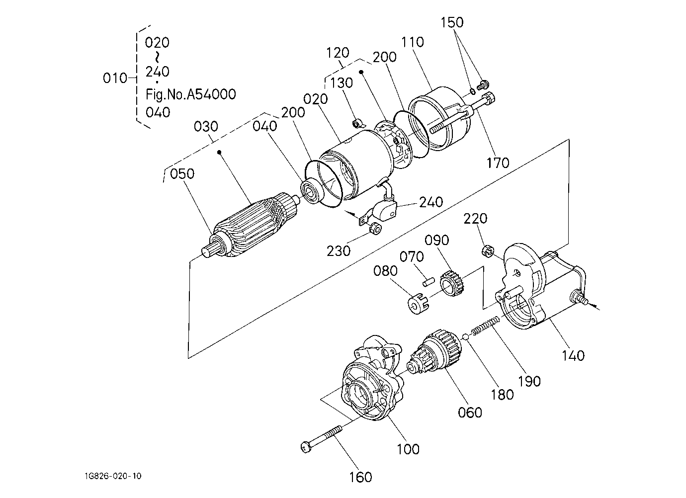 Starter [Component Parts](Not For Reman Unit)