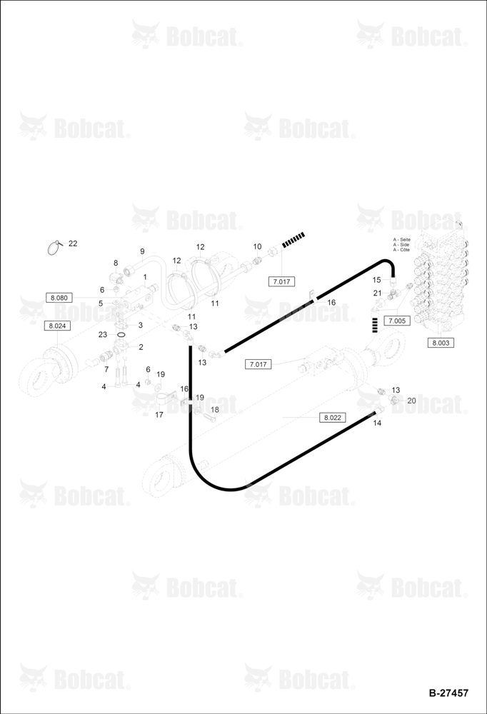 Hydraulic Installation -LOAD Holding Valve (Circular Boom)