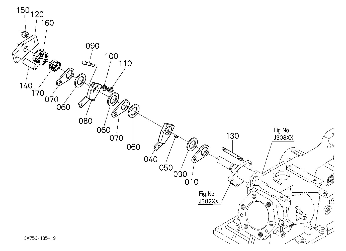 Draft And Position Control Lever Bracket