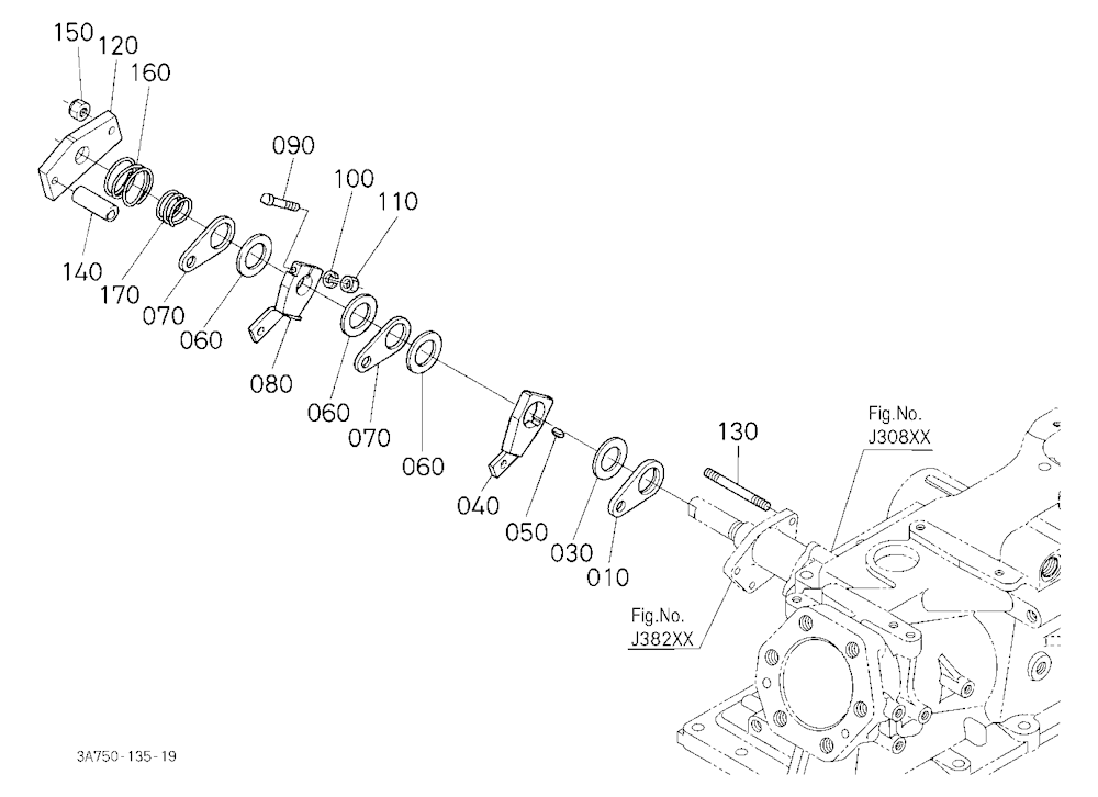 Draft And Position Control Lever Bracket
