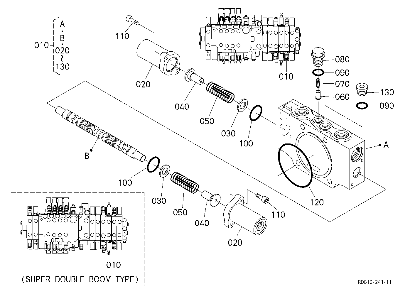 Spool Section (Blade) [Except Angle Blade Type]