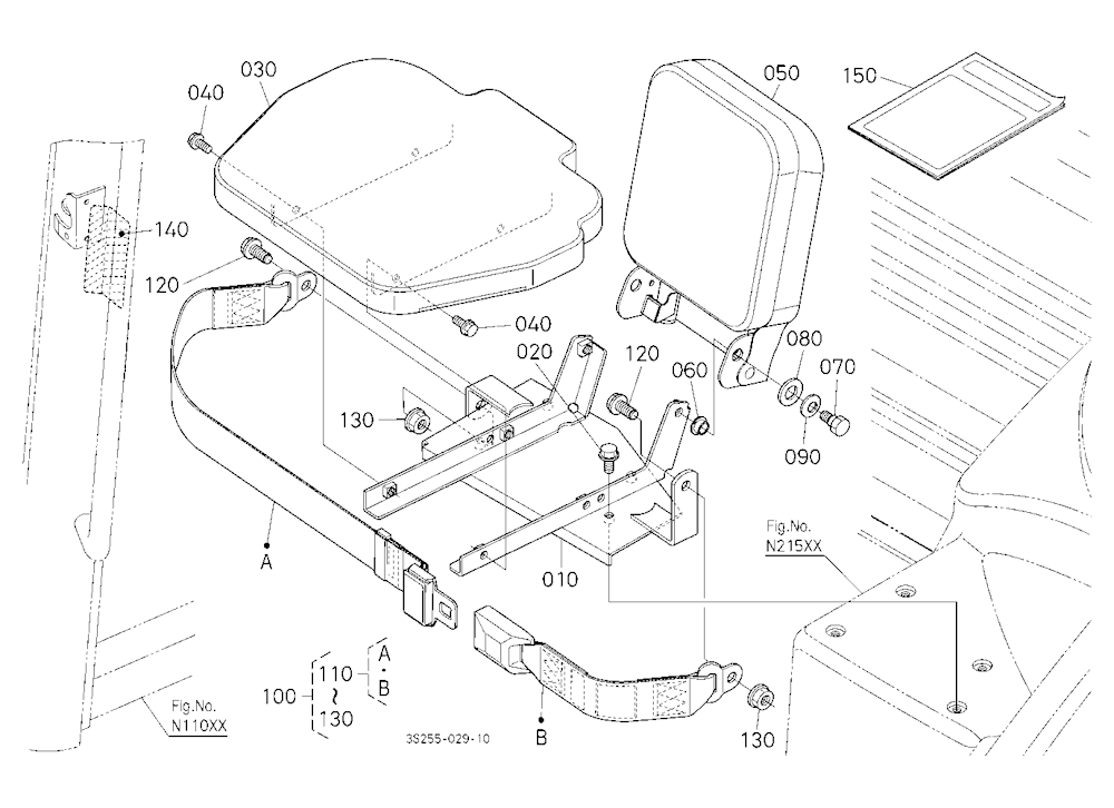 Instructional Seat Kit (W/G No.M9121) [Option]