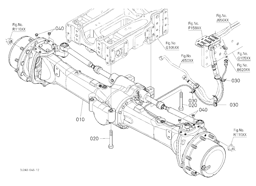 Front Axle [Front Rigid Type Axle]