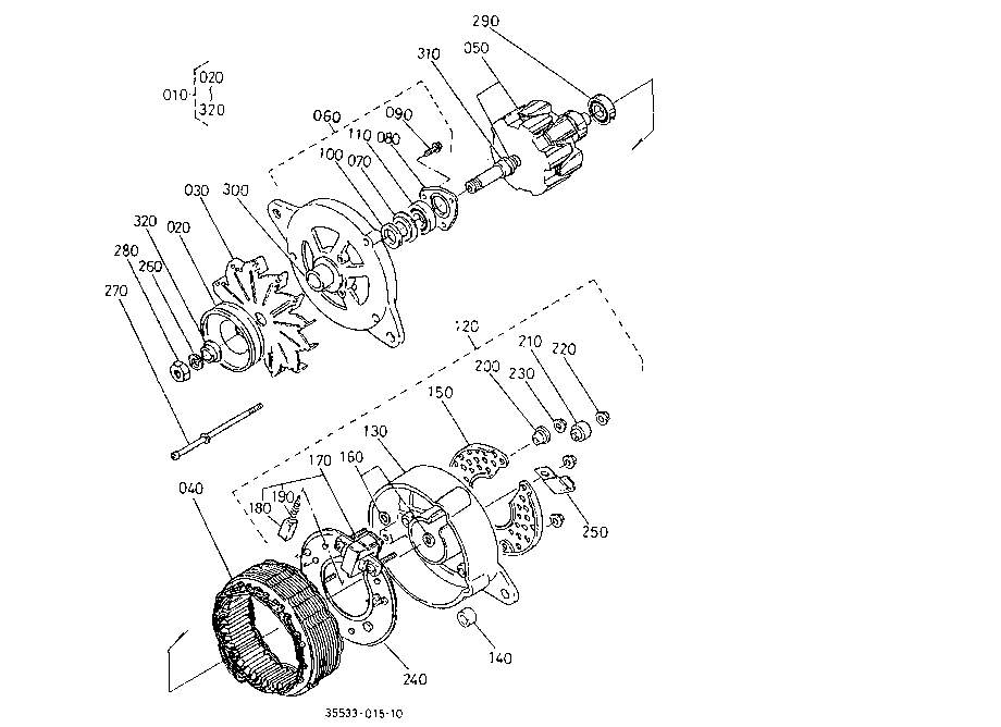 Dynamo [Component Parts](Not For Reman Unit)
