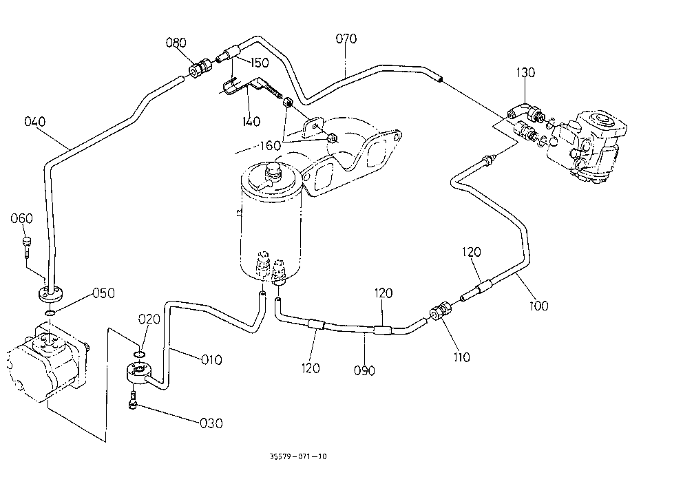 Power Steering Oil Pipe 2