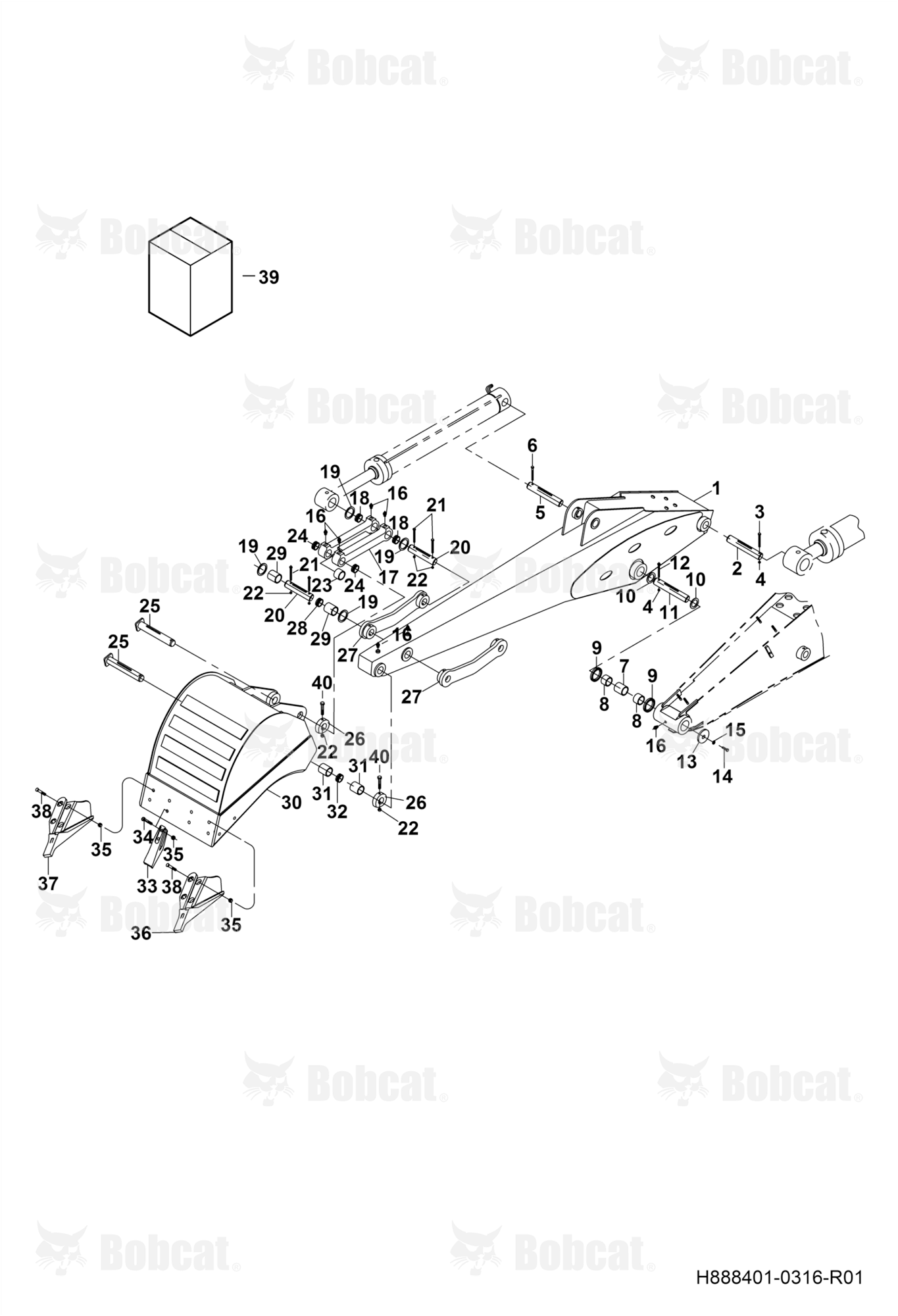 Standard Stick and Bucket Connections