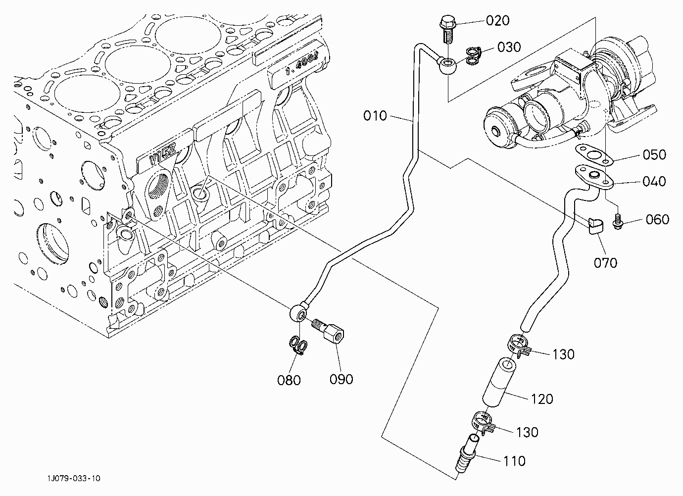 OIL PIPE (TURBO CHARGER)
