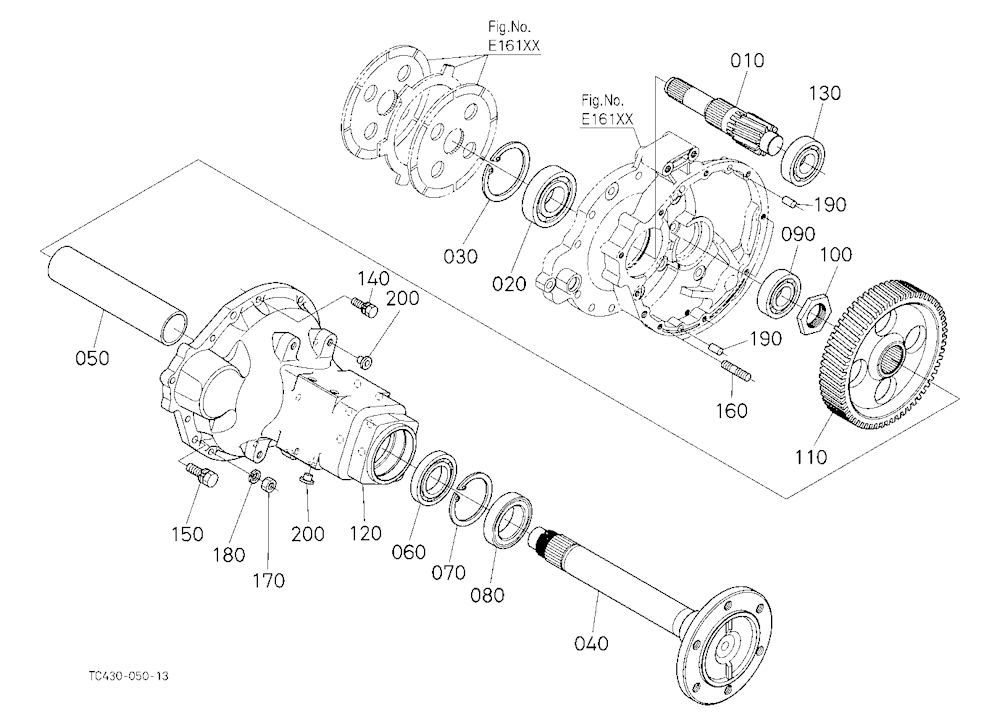 Rear Axle Lh
