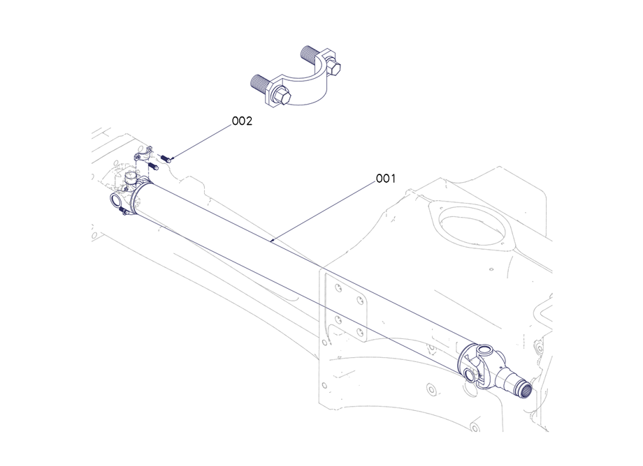 Suspended Driveshaft Installation