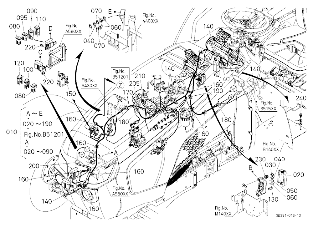 Electrical Wiring (Front Rh) [A]