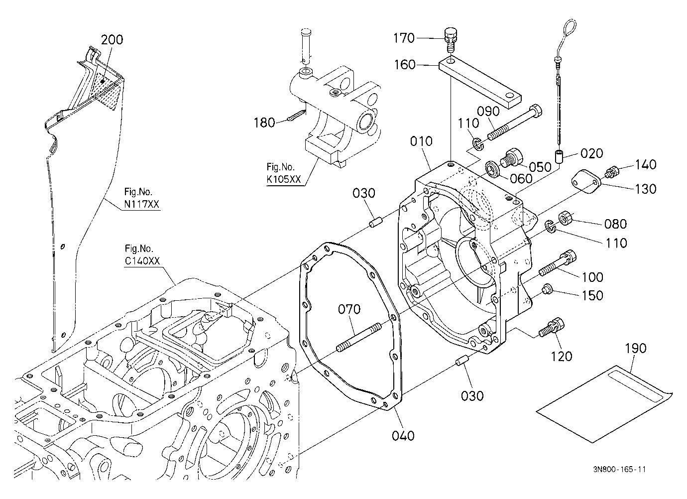Pto (540/1000) Conversion Kit (Gear Case) [Except