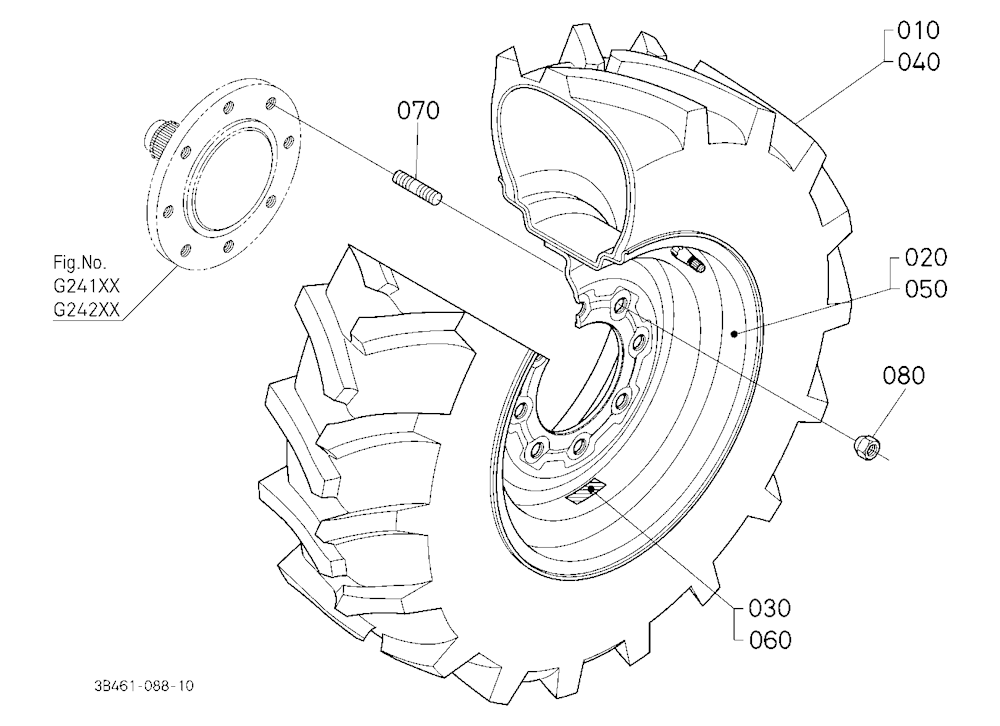 Front Wheel (9.5-16 R1)