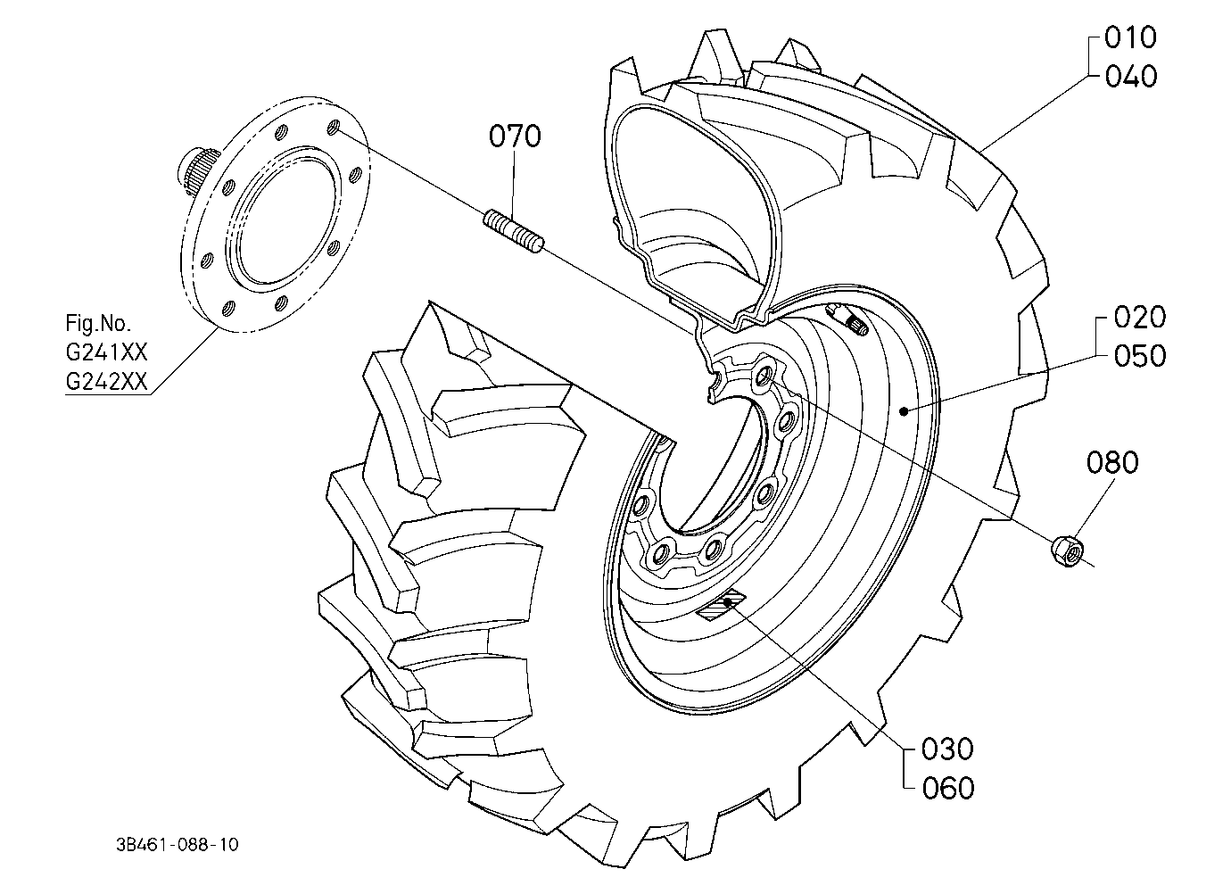 Front Wheel (9.5-16 R1)