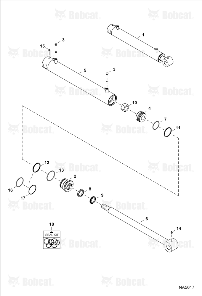 Angle Blade Cylinder