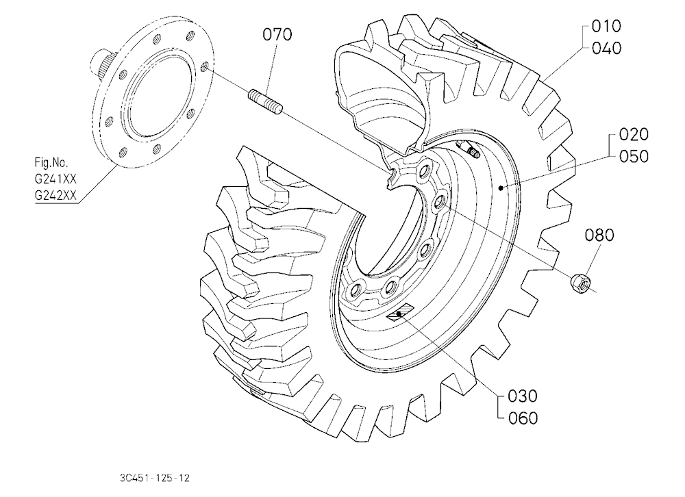 Front Wheel (27*8.50-15Nhs R4)