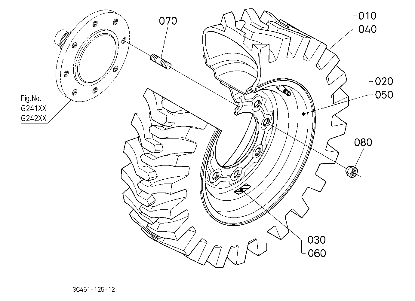 Front Wheel (27*8.50-15Nhs R4)