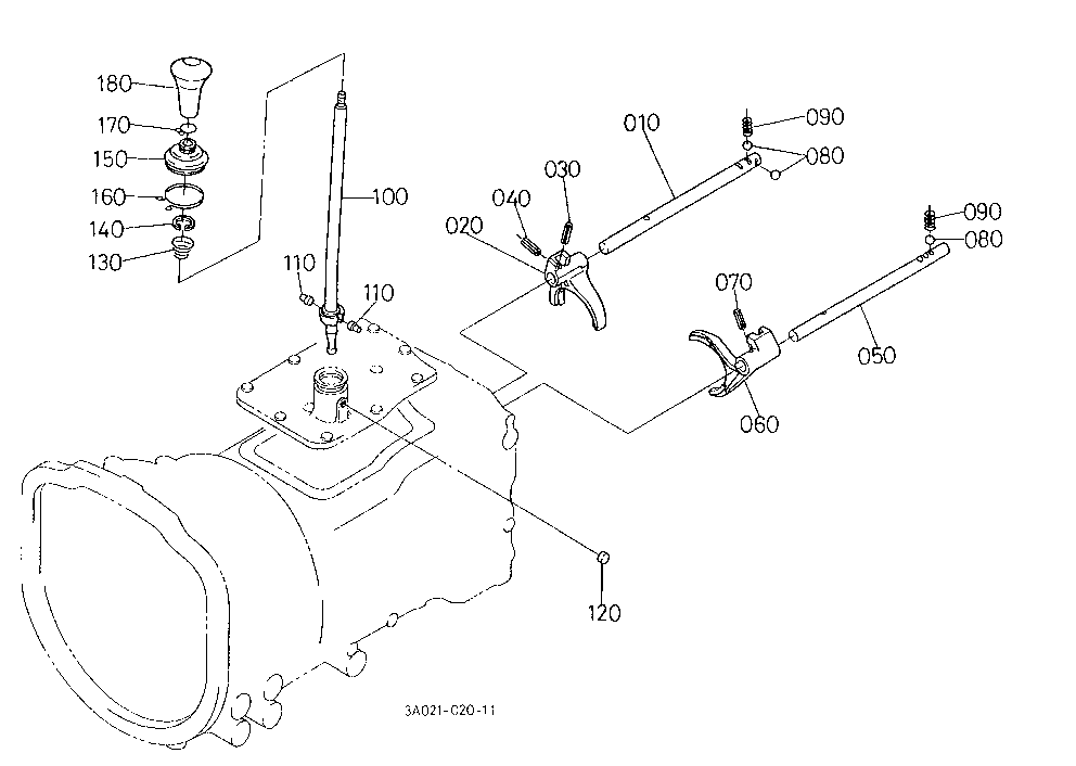 Main Gear Shift Lever
