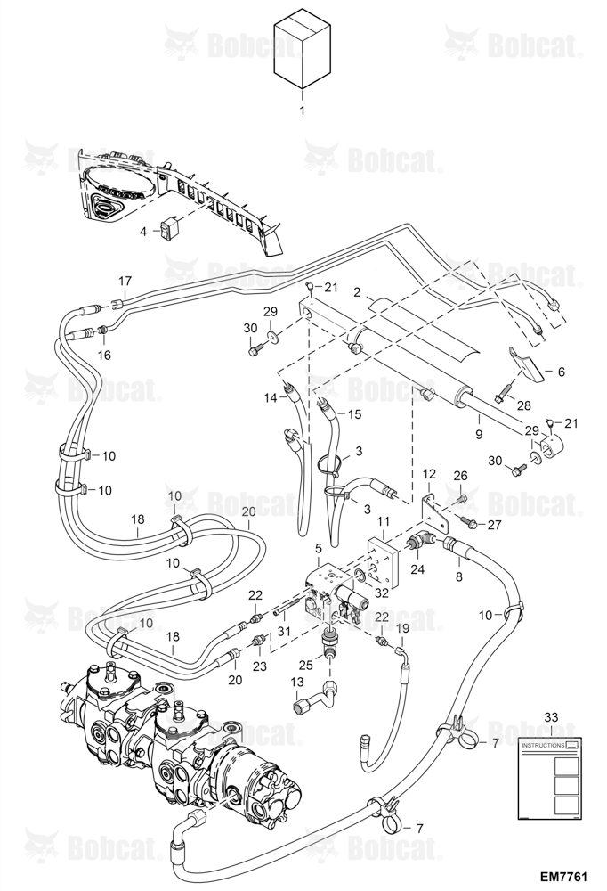 Power BOB-TACH Kit (Manual Controls)
