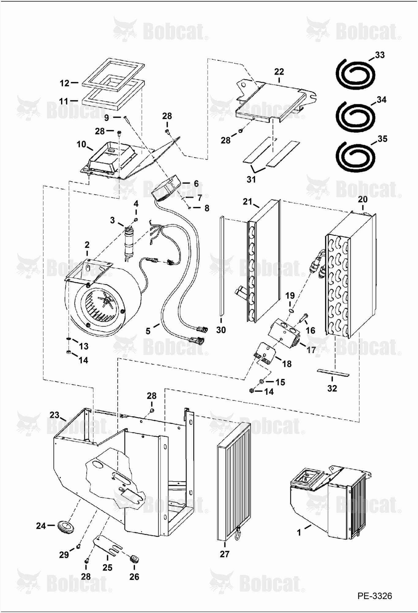 Heater & A/C (HVAC Assy)  A94Y11001 - A94Y12367