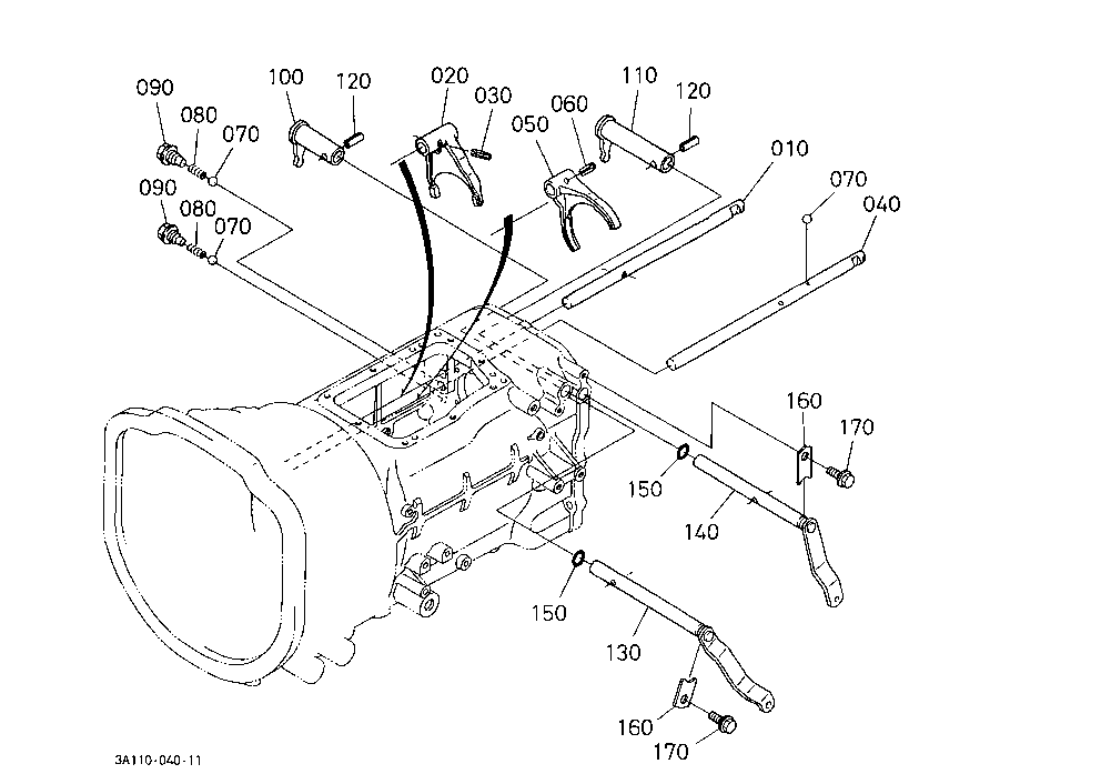 Range Gear Shift Fork