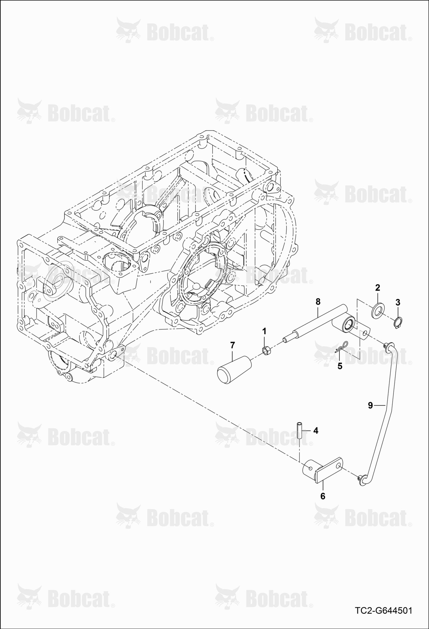 Front Wheel Drive Lever Group