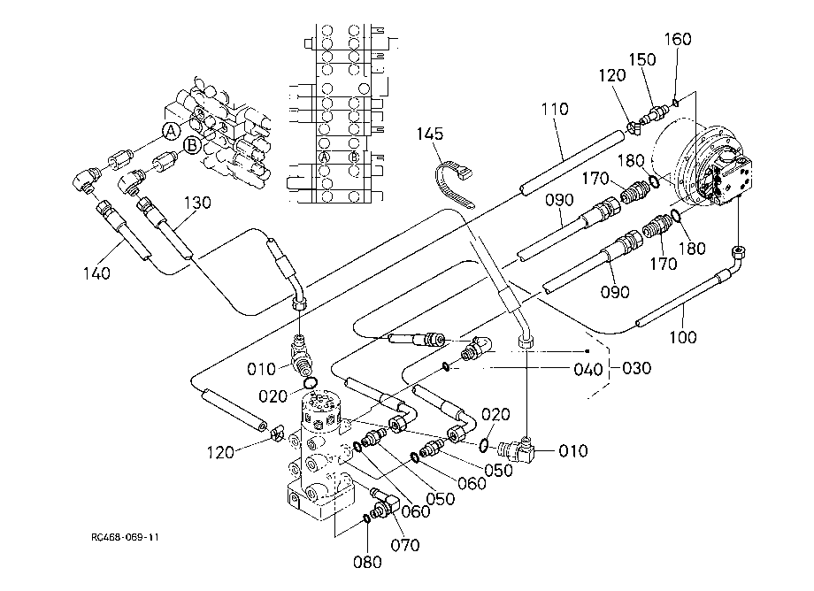 Oil Piping (Travel Rh)
