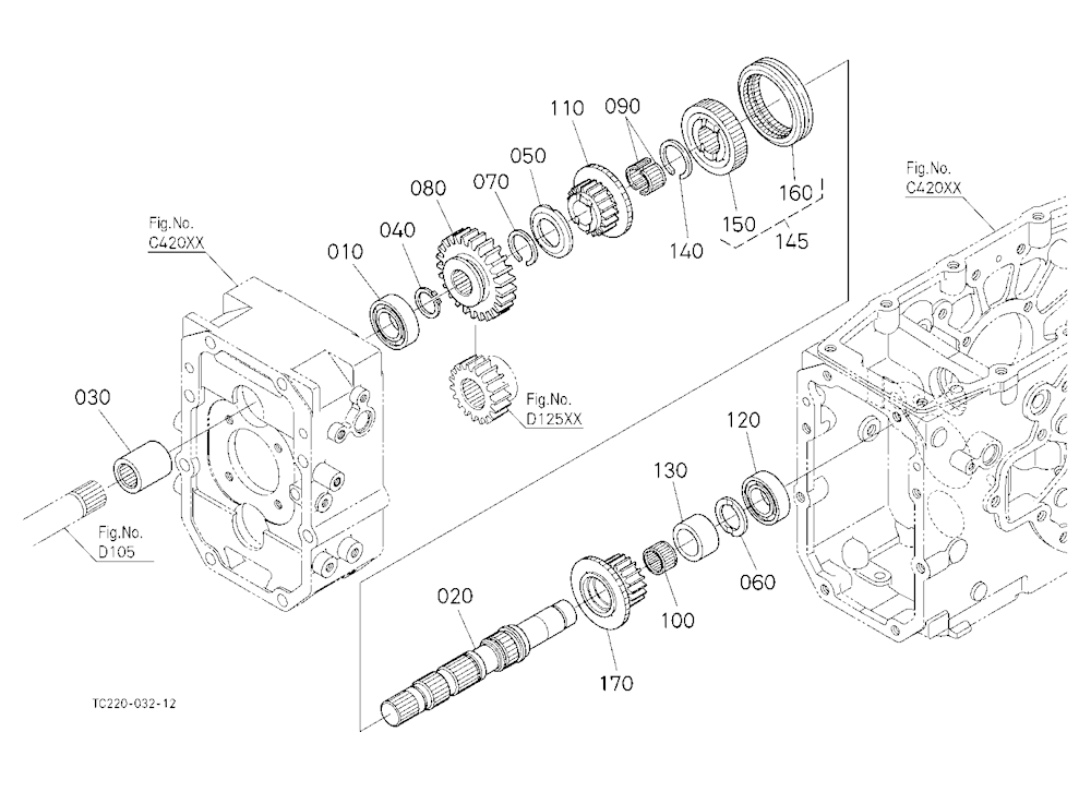 Range Gear Shaft [Except Hst Type]