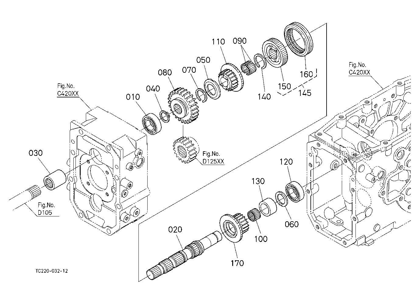 Range Gear Shaft [Except Hst Type]