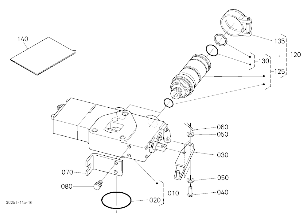 Auxiliary Control Valve Kit (Scd) [Option]