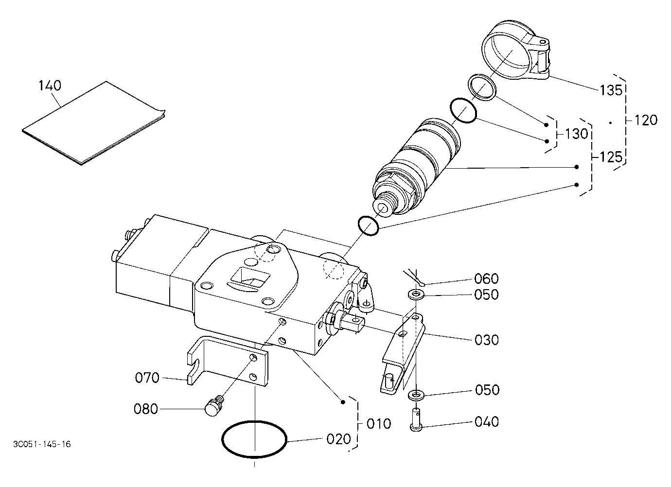 Auxiliary Control Valve Kit (Scd) [Option]