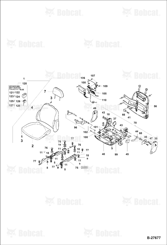 Operator Seat With Vertebra Support - Msg 95