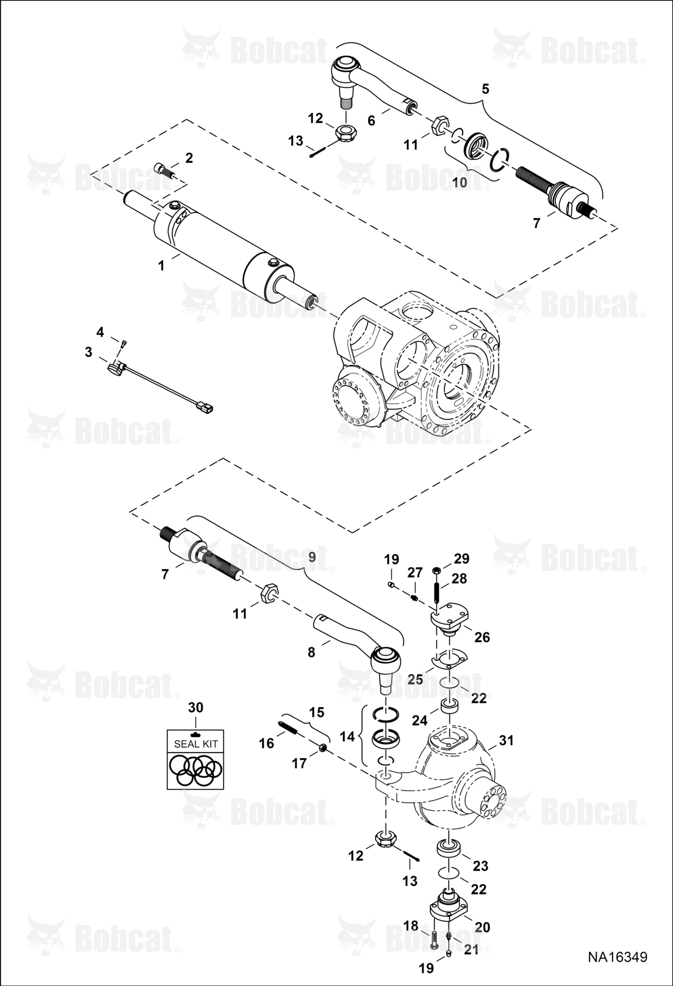 Front Axle (Steering) (Model 212/10073364)