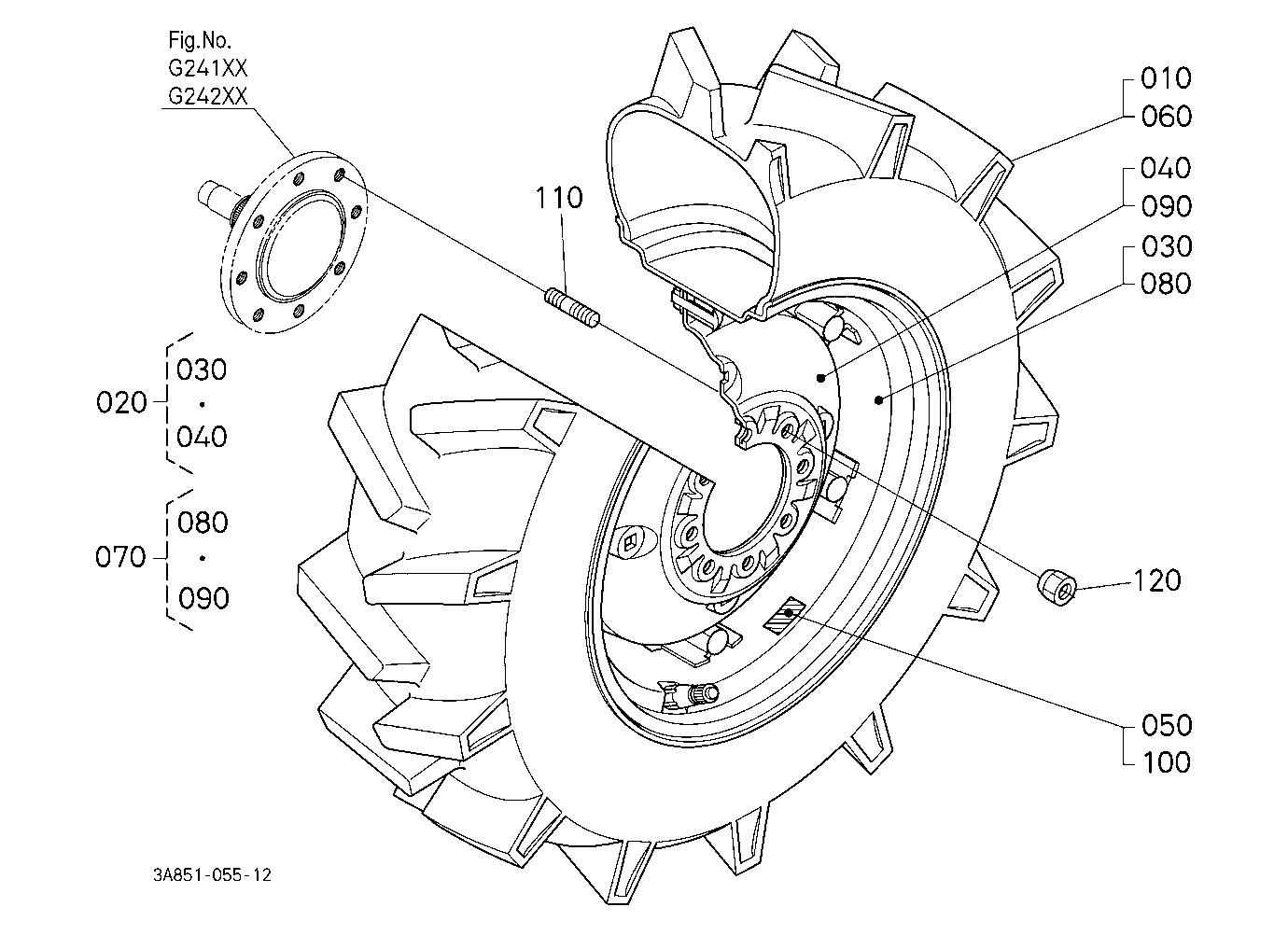 Front Wheel (12.4R24)