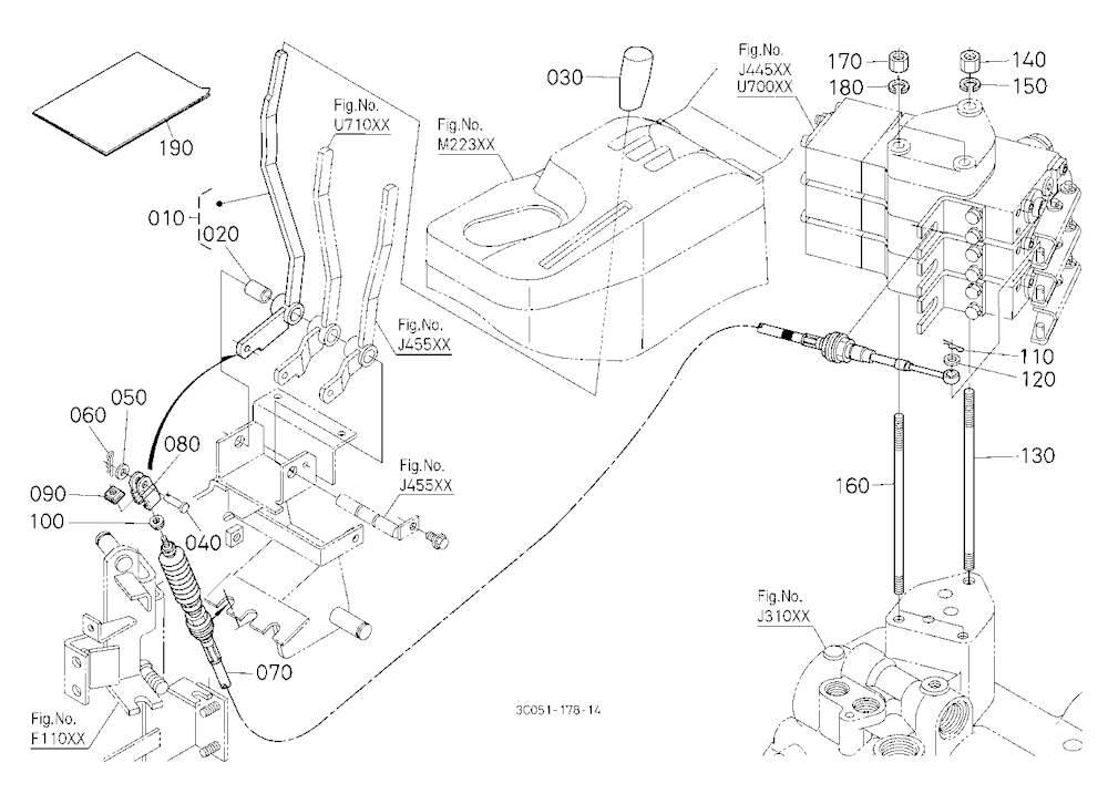 Auxiliary Control Valve Lever Kit (3Rd) [Option]