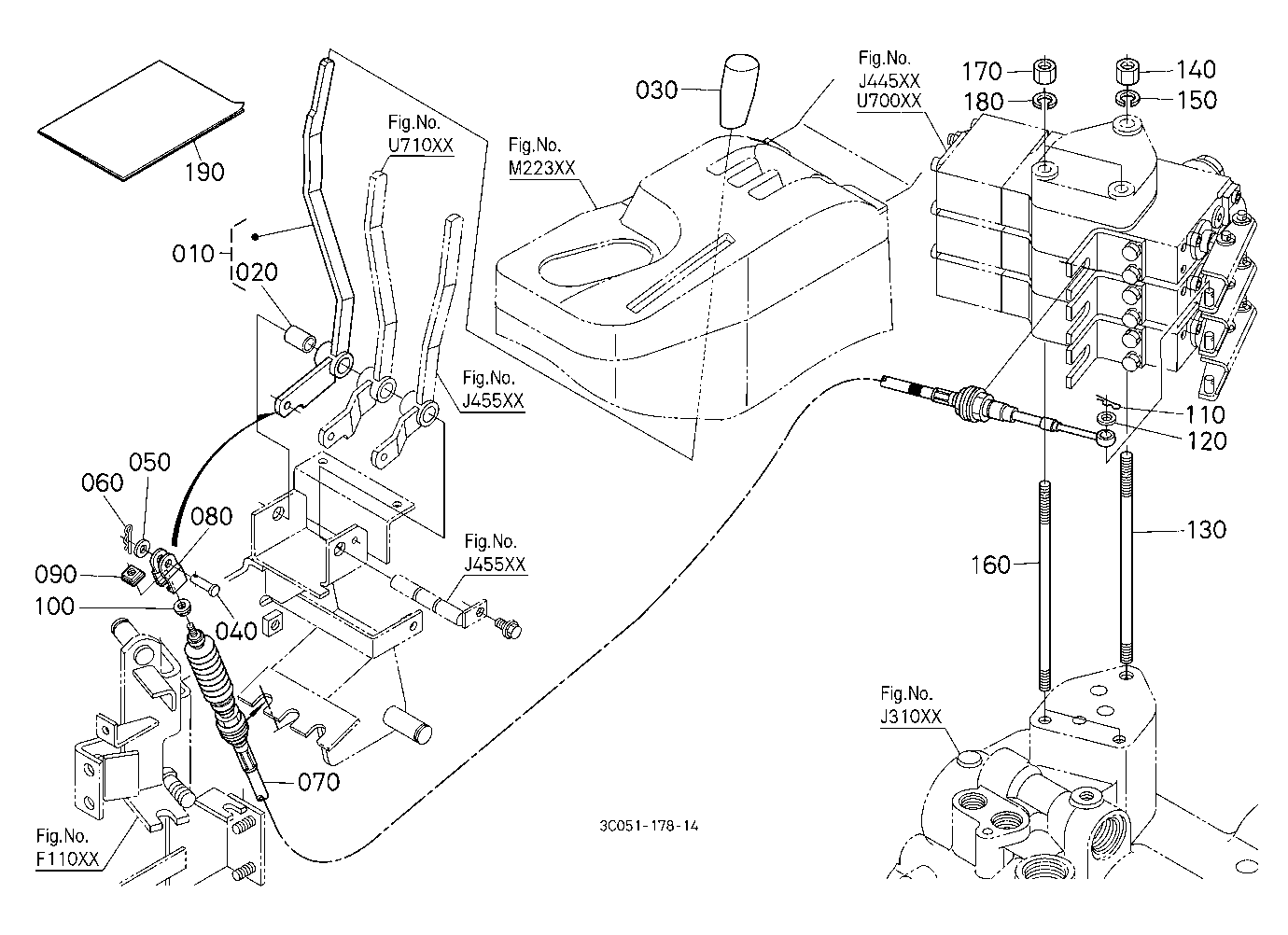 Auxiliary Control Valve Lever Kit (3Rd) [Option]