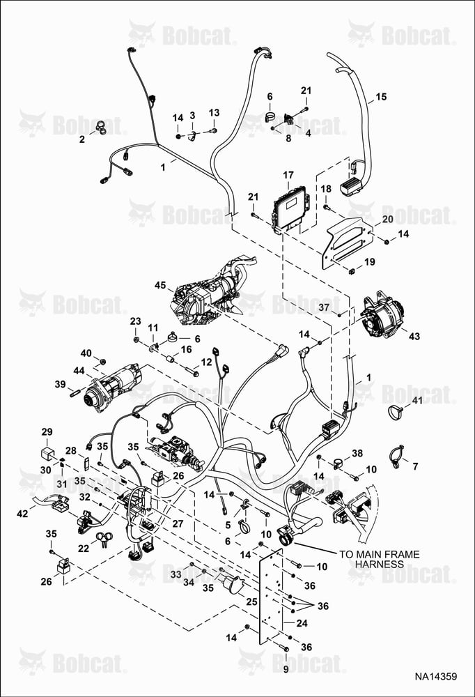 Engine Electrical Circuitry (Harness)